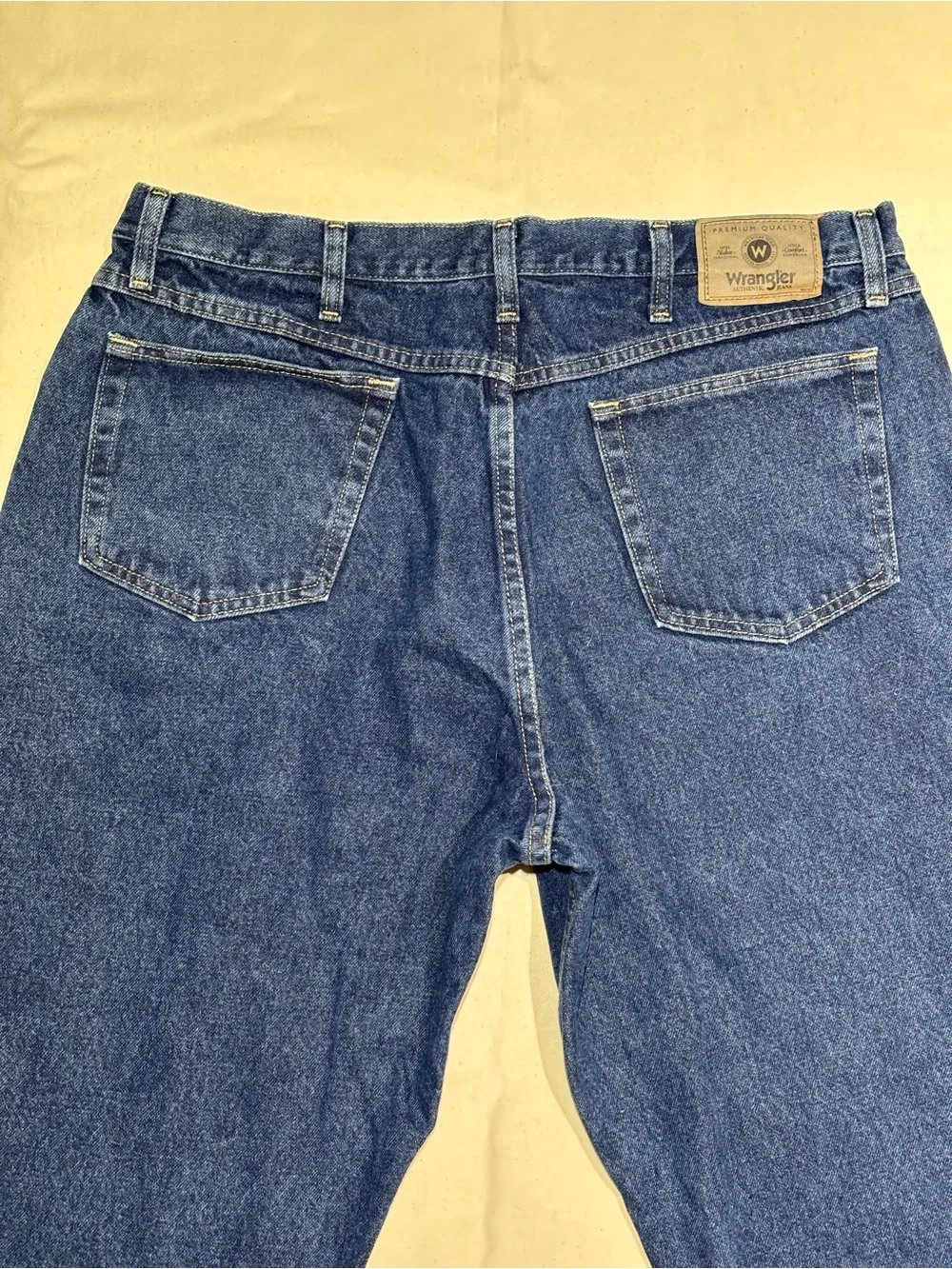 Wrangler 9760WDR Relaxed Fit Jeans Men’s 40x30 Dark Rinse 100% Cotton